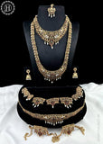 Pretty Traditional South Indian Bridal Jewellery Set JH5579