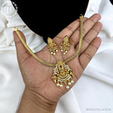 Exclusive Gold Plated Balaji Antique Temple Necklace JH5581