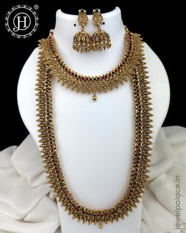 Exclusive Gold Plated Kemps Stone Combo Jewellery Set JH5593