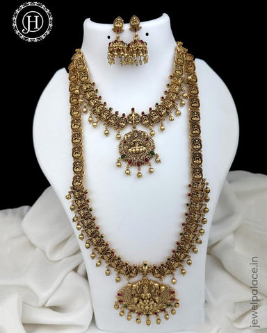 Exclusive Gold Plated Kemps Stone Combo Jewellery Set JH5601