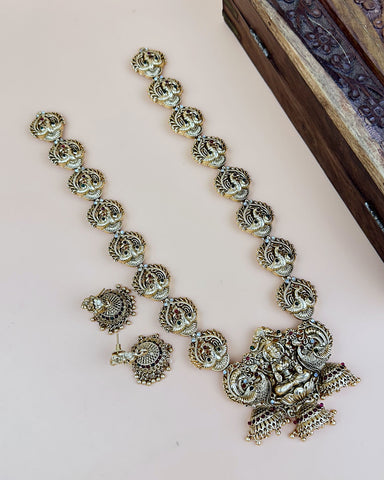 Beautiful Gold Plated Antique Haram Set JH5605