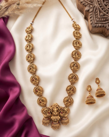 Beautiful Gold Plated Antique Haram Set JH5605