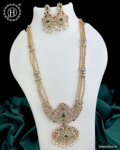 Beautiful Gold Plated Antique Haram Set JH5606