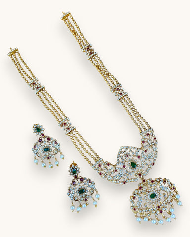Beautiful Gold Plated Antique Haram Set JH5606