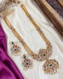 Beautiful Gold Plated Antique Haram Set JH5606