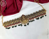 Traditional Gold Plated With Beautiful Pearls Temple Hip Chain JH5680