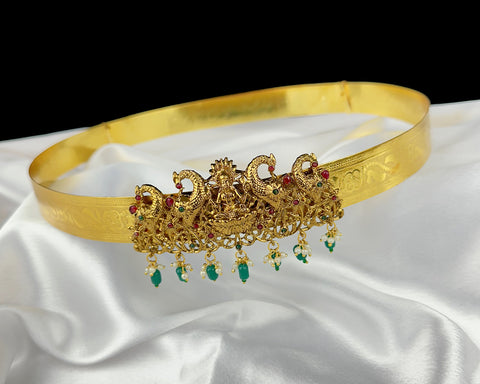 Beautiful Gold Plated South Indian Traditional Hip Belt JH5735