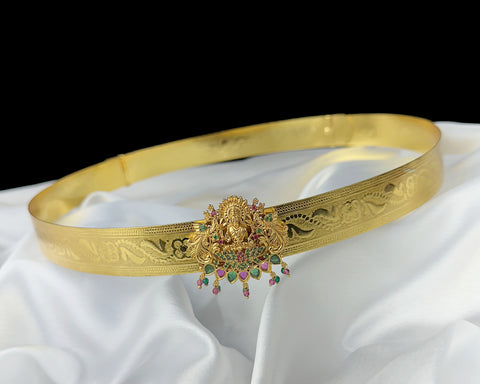 Beautiful Gold Plated South Indian Traditional Hip Belt JH5738
