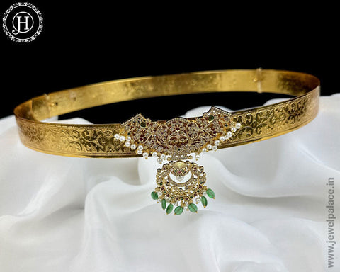 Beautiful Gold Plated South Indian Traditional Hip Belt JH5741
