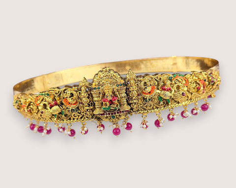 Beautiful Gold Plated South Indian Traditional Hip Belt JH5746
