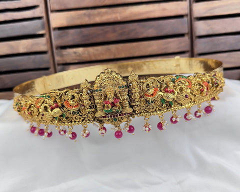 Beautiful Gold Plated South Indian Traditional Hip Belt JH5746