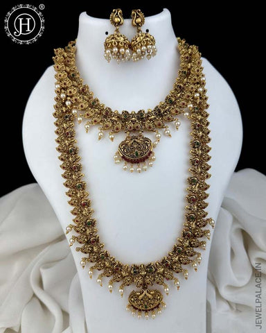 Exclusive Gold Plated Kemps Stone Combo Jewellery Set JH5601