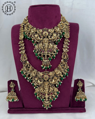 Exclusive Gold Plated Kemps Stone Combo Jewellery Set JH5759
