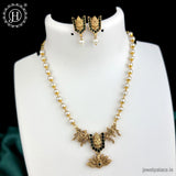 Elegant Gold Finish kemps Stone Temple Necklace JH5767