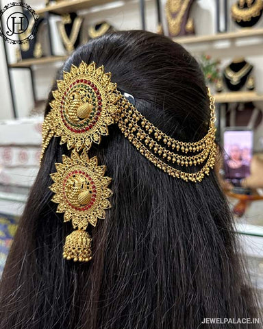 Traditional Choti Jadai Billai With Mattal JH5783