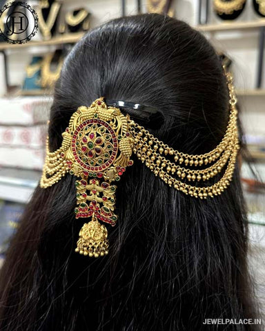 Traditional Choti Jadai Billai With Mattal JH5785