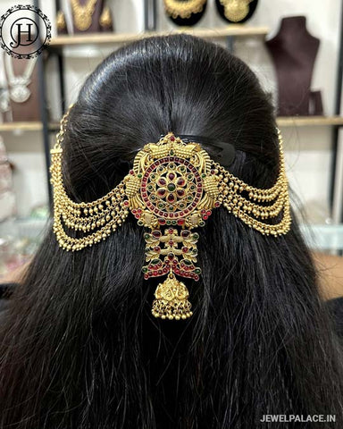 Traditional Choti Jadai Billai With Mattal JH5785