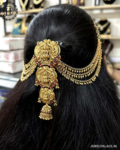 Traditional Choti Jadai Billai With Mattal JH5786