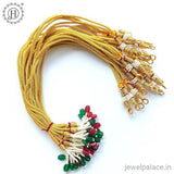 Jewel Palace Silk Thread Pearls Back Rope For All Jewellery Set 12 Piece
