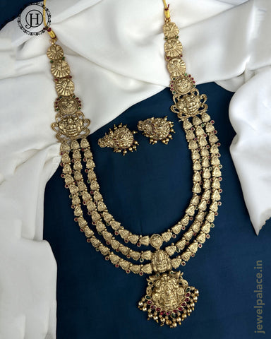 Exclusive Gold Plated Bridal Haram Set JH5801