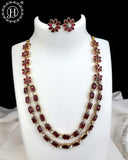 Beautiful Gold Finish Kemps Stone Haram Set JH5802
