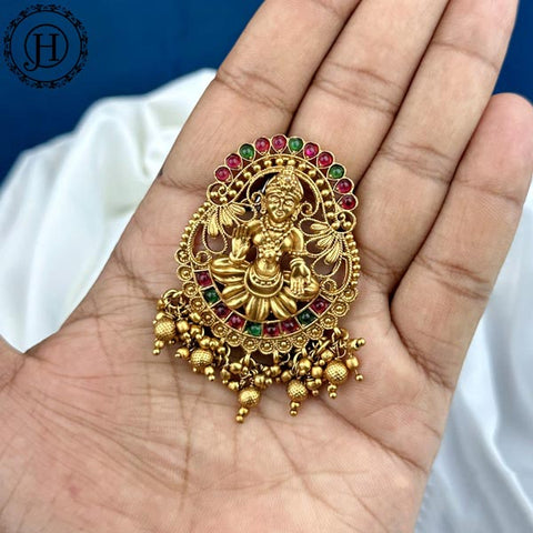 Traditional Gold Plated Temple Jadai Billai JH5804