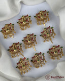Traditional South Indian Jadai Billai Set of 9 Pcs Hair Pins JH5806