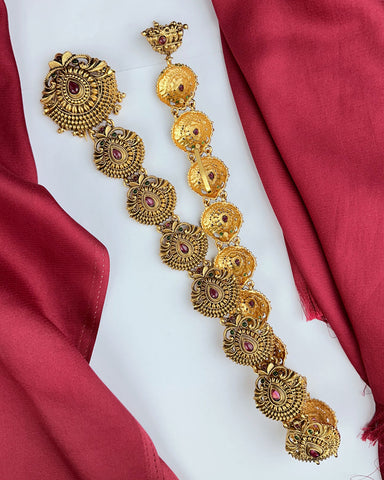 Hair Jadai Billai Brooch South Indian Traditional Bridal Hair Accessories JH5809