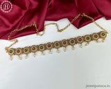 Beautiful Gold Plated Kemps Stone Traditional Waist Hip Belt JH5824