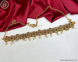 Beautiful Gold Plated Kemps Stone Traditional Waist Hip Belt JH5827