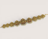 Beautiful Gold Plated Kemps Stone Traditional Waist Hip Belt JH5828