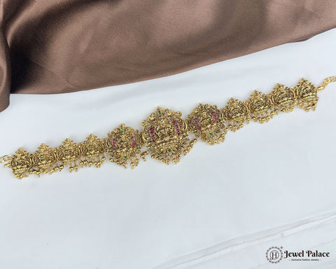 Beautiful Gold Plated Kemps Stone Traditional Waist Hip Belt JH5830