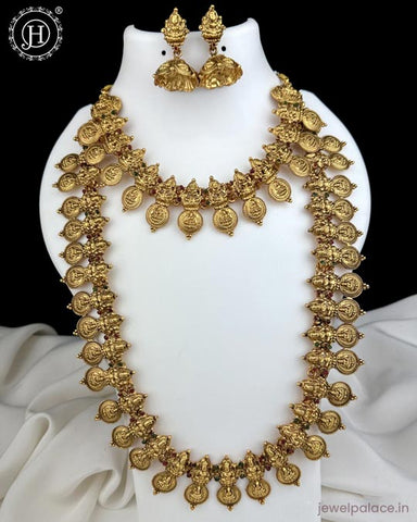 Exclusive Gold Plated South Indian Traditional Combo Jewellery Set JH5836