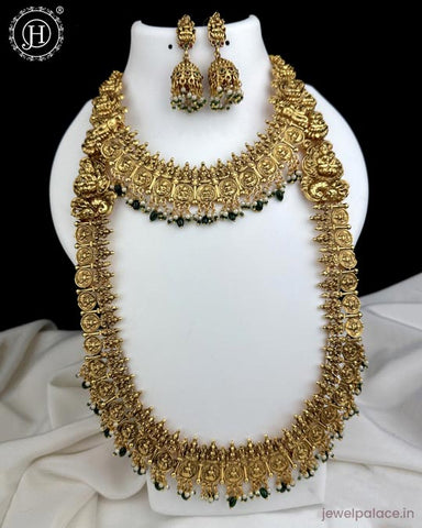 Exclusive Gold Plated South Indian Traditional Combo Jewellery Set JH5837