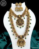Exclusive Gold Plated South Indian Traditional Combo Jewellery Set JH5839
