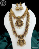 Exclusive Gold Plated South Indian Traditional Combo Jewellery Set JH5839