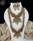 Exclusive Gold Plated South Indian Traditional Combo Jewellery Set JH5844