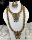 Exclusive Gold Plated South Indian Traditional Combo Jewellery Set JH5845