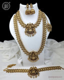 Exclusive Gold Plated South Indian Semi Bridal Jewellery Set JH5857