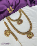 Exclusive Gold Plated South Indian Semi Bridal Jewellery Set JH5863