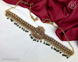 Beautiful Gold Plated Kemps Stone Traditional Waist Hip Belt JH5866
