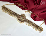 Beautiful Gold Plated Kemps Stone Traditional Waist Hip Belt JH5866