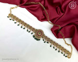 Beautiful Gold Plated Kemps Stone Traditional Waist Hip Belt JH5867