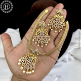 Beautiful High Quality Gold Plated Brass Temple Necklace JH5894