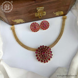 Beautiful Gold Finish Kemp Stone Chic Set JH5907