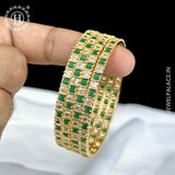 Exquisite 4 Piece AD Stone Bangle Set  JH5951