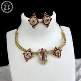 Lord Balaji Beautiful Gold Plated Kemps Stone Neckpiece JH5958