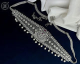 Beautiful Silver Plated AD Stone Premium Quality Hip Chain JH5974