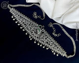 Beautiful Silver Plated AD Stone Premium Quality Hip Chain JH5980