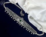 Beautiful Silver Plated AD Stone Premium Quality Hip Chain JH5987